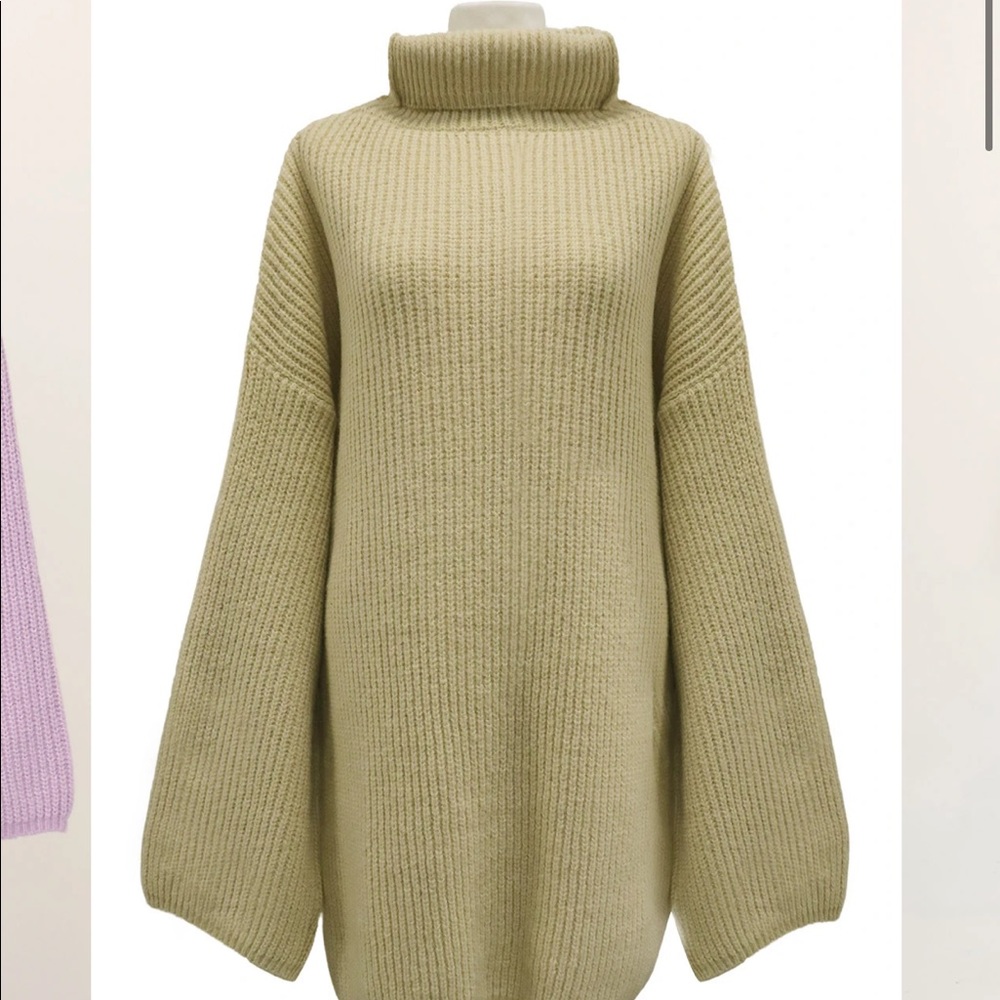 🆕 STORETS TURTLE NECK KNIT DRESS